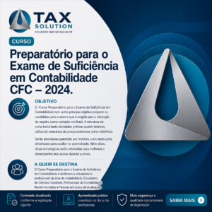 Curso Preparatório para o Exame de Suficiência em Contabilidade CFC – 2024.